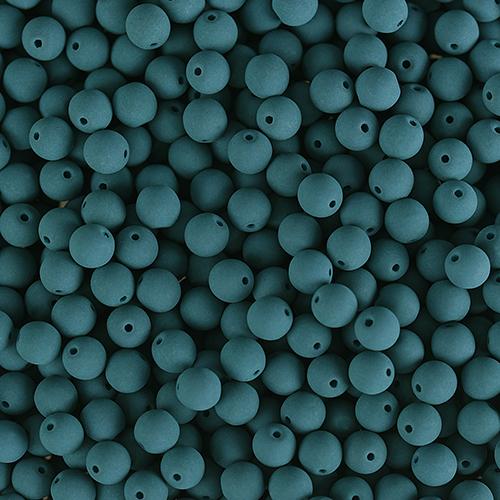 2800008 Czech Glass Velvet 4mm Dark Teal 46pcs