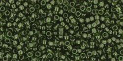 SB15T940 Toho 15/0 Olivine Trans