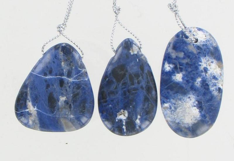 1998002 Sodalite 30x40mm Pendant