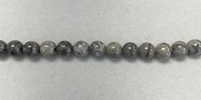 1802008 Grey Picture Jasper 8mm