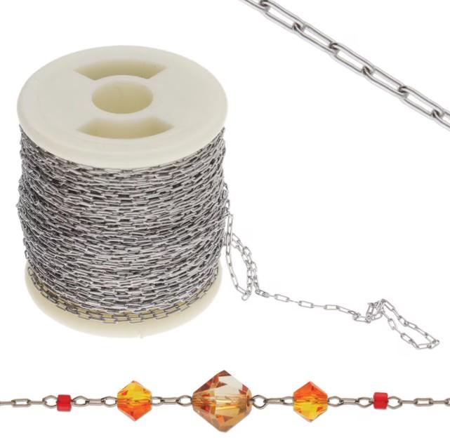 504525 Stainless Steel .25Mm Cable Chain 8m Spl