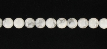 1195008 White Howlite 8mm