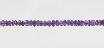 1028276 Amethyst 6mm Faceted Rondel