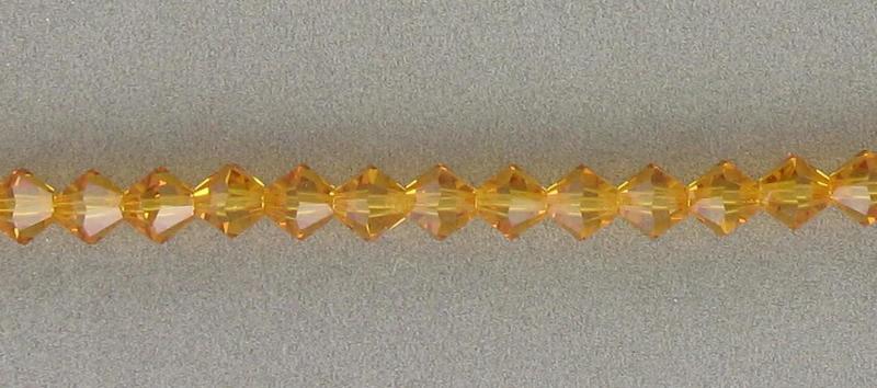 2722253 Preciosa Topaz 3mm 42 Beads