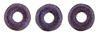 088060 O Beads 4x1mm Metallic Suede Purple